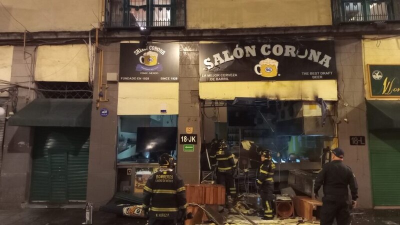 Incendio en el Salón Corona