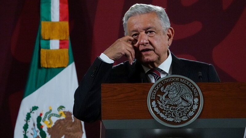El presidente Andrés Manuel López Obrador durante una conferencia de prensa