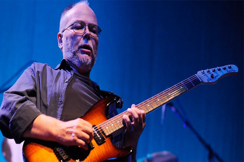 El guitarrista de jazz Pat Metheny en concierto