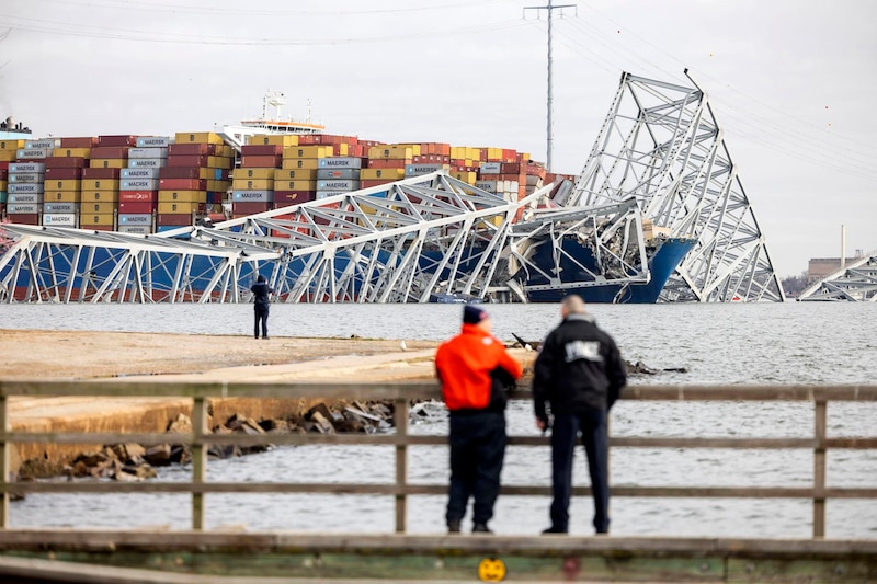 Accidente de un barco portacontenedores