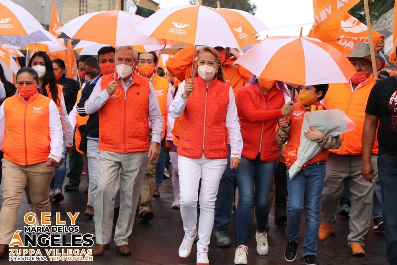 ¡Gelmy, María de los Ángeles, candidata de Morena, encabeza marcha en Ecatepec!
