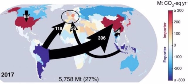 El comercio mundial de emisiones de carbono