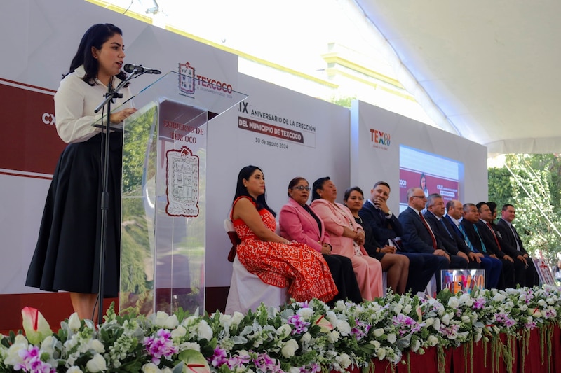 Conmemoran el 159 aniversario de la erección del municipio de Texcoco