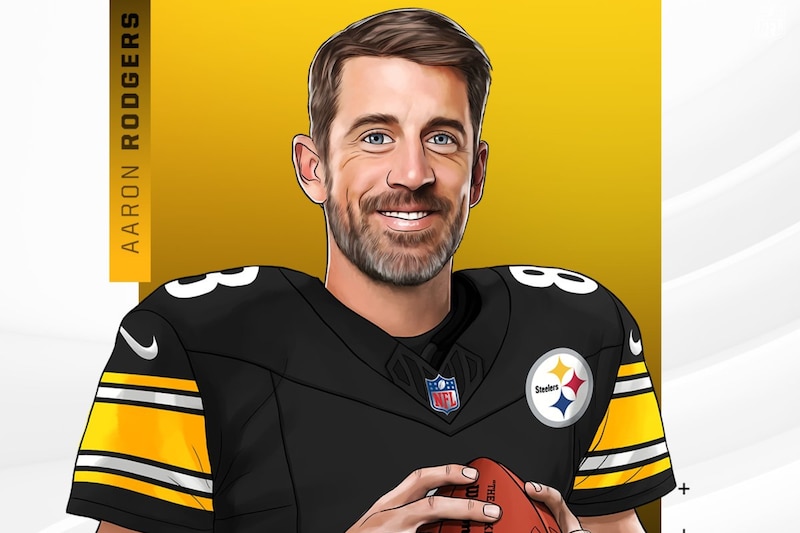 Aaron Rodgers es un nuevo Steeler. Después de dos años con los Jets, Rodgers continuará su carrera con los 'Acereros'.