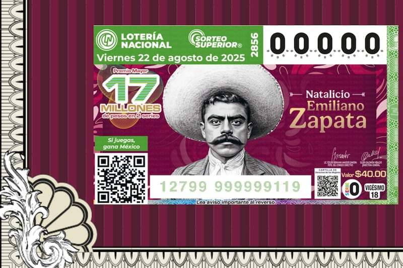 Sorteo Superior 2856 de la Lotería Nacional