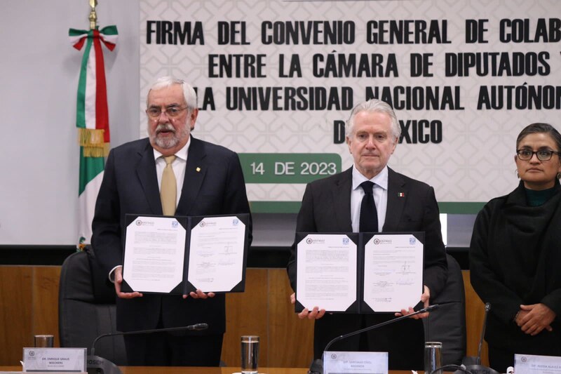 Title: Firma del Convenio General de Colaboración entre la Cámara de Diputados y la Universidad Nacional Autónoma de México