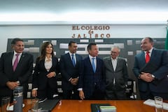 Toma protesta Pablo Lemus Navarro, Gobernador de Jalisco, a Enrique Ibarra Pedroza como nuevo Presidente de El Colegio de Jalisco