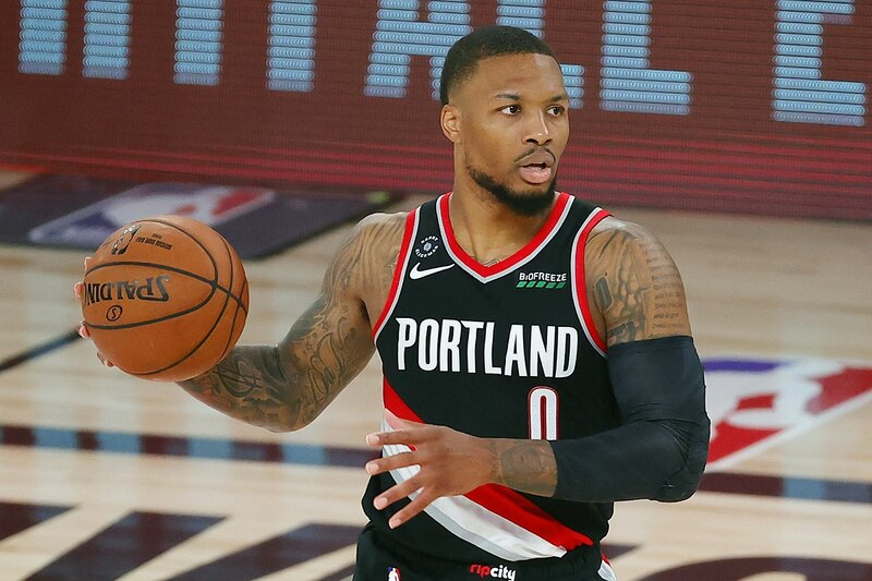 Damian Lillard, jugador de baloncesto de los Portland Trail Blazers