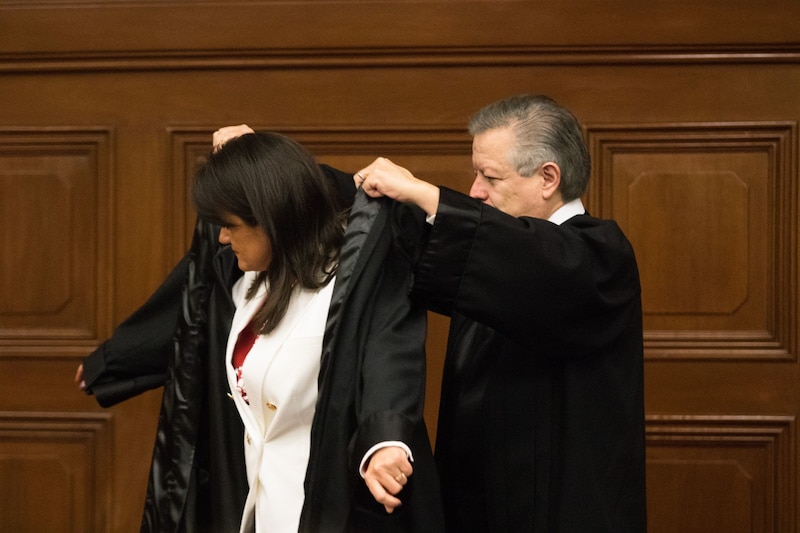 Margarita Ríos Farjat fue presentada como ministra de la Suprema Corte de Justicia de la Nación
