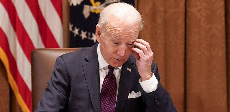 El presidente Biden durante un discurso en la Casa Blanca