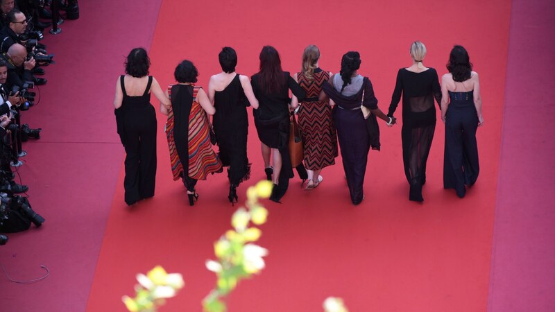 Mujeres en la alfombra roja