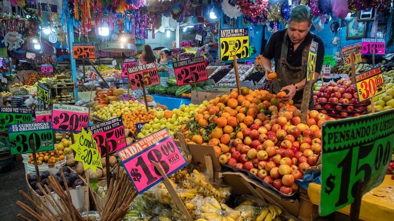 Un mercado en México