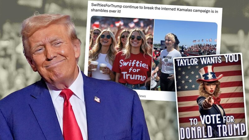 ¡Las Swifties por Trump siguen rompiendo internet! La campaña de Kamala está en ruinas por eso!