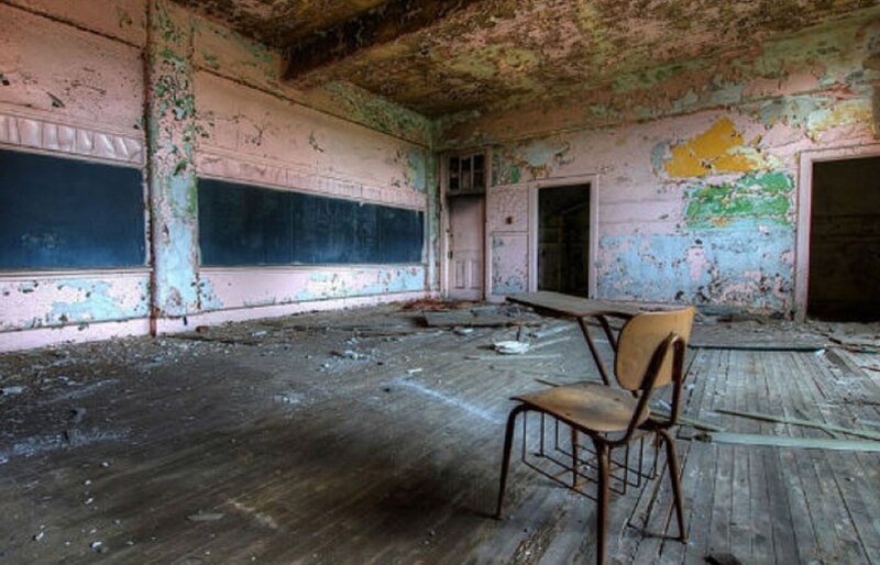 Aula abandonada