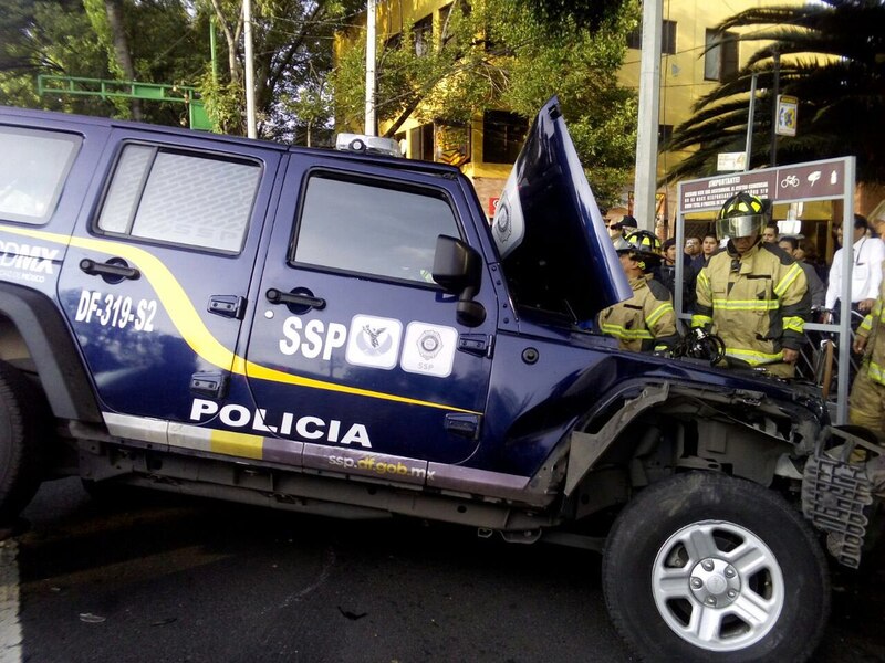 Accidente de tránsito en la Ciudad de México