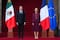 Recibe Sheinbaum a Macron en Palacio Nacional