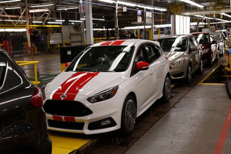 Línea de producción de Ford Focus