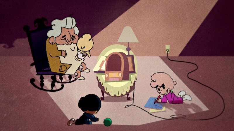 El abuelo y el bebé