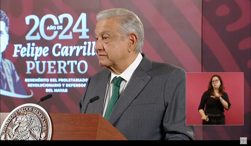 El presidente Andrés Manuel López Obrador encabeza la ceremonia del 106 aniversario del natalicio de Felipe Carrillo Puerto