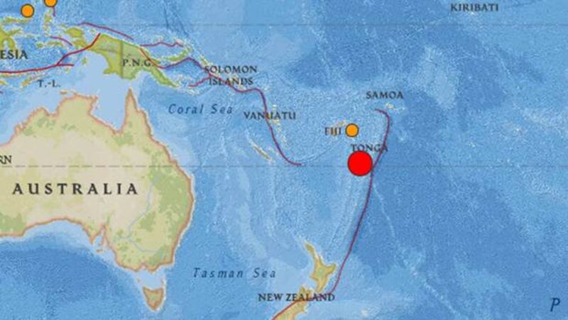 Terremoto en Tonga