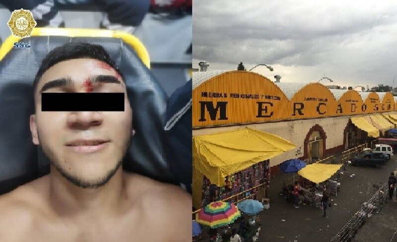 Pelea en el mercado deja un herido