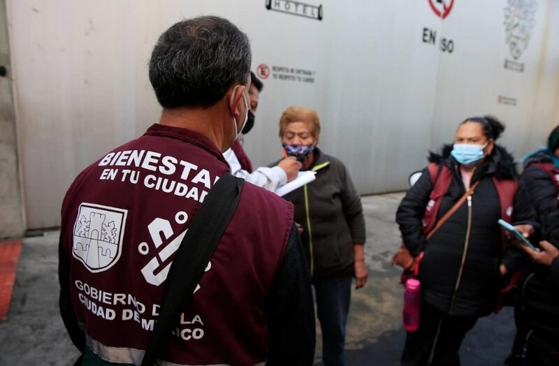 Entrega de apoyos del programa Bienestar en tu Ciudad