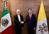 Canciller Velasco se reunió con el secretario de Estado del Vaticano    