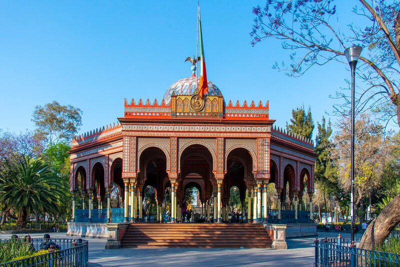 Kiosco Morisco en el Parque Alameda, Ciudad de México