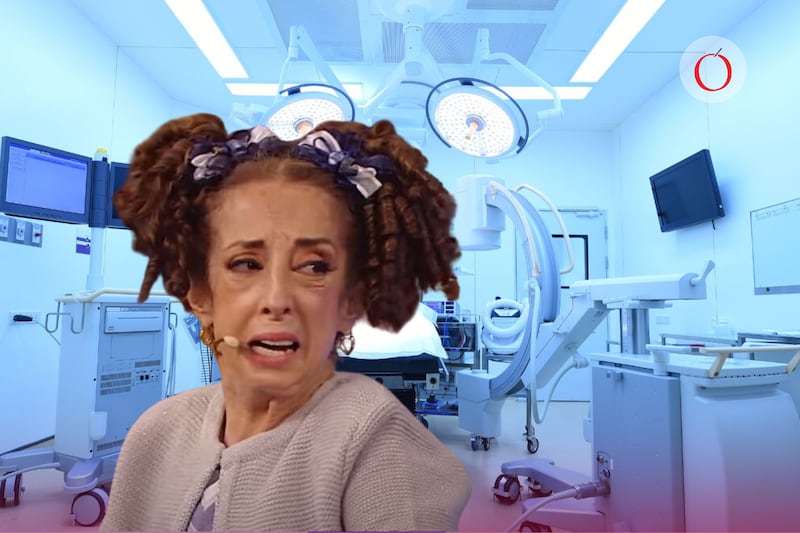 Hospitalizan a María Elena Saldaña