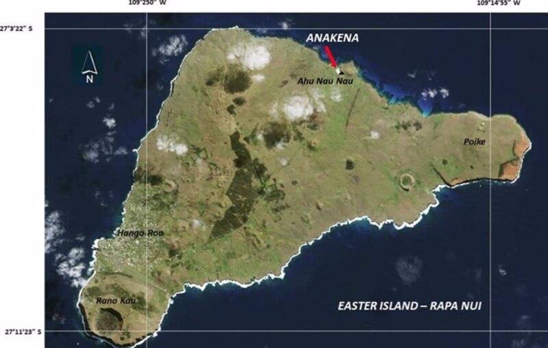 Mapa de la Isla de Pascua