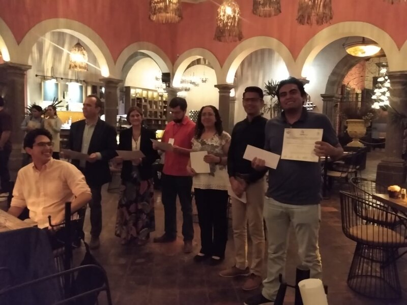 Entrega de reconocimientos a los ganadores del concurso de fotografía "México a través de mi lente".