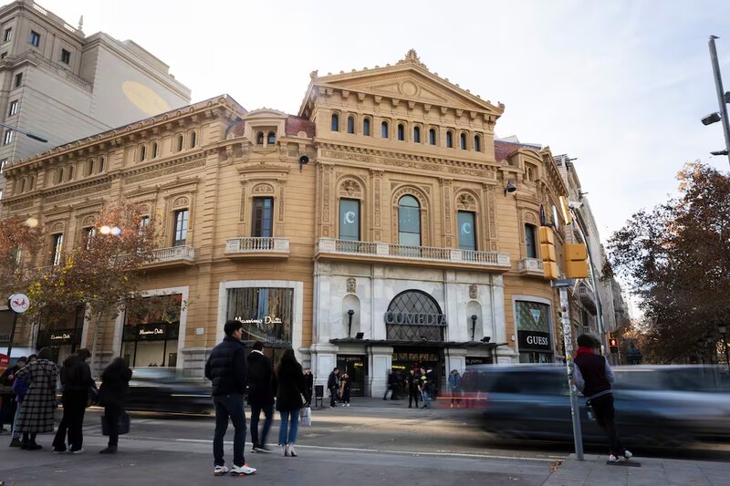 Fachada del Teatro de la Comedia de Madrid