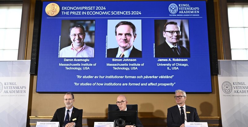 Entrega del Premio Nobel de Economía 2024