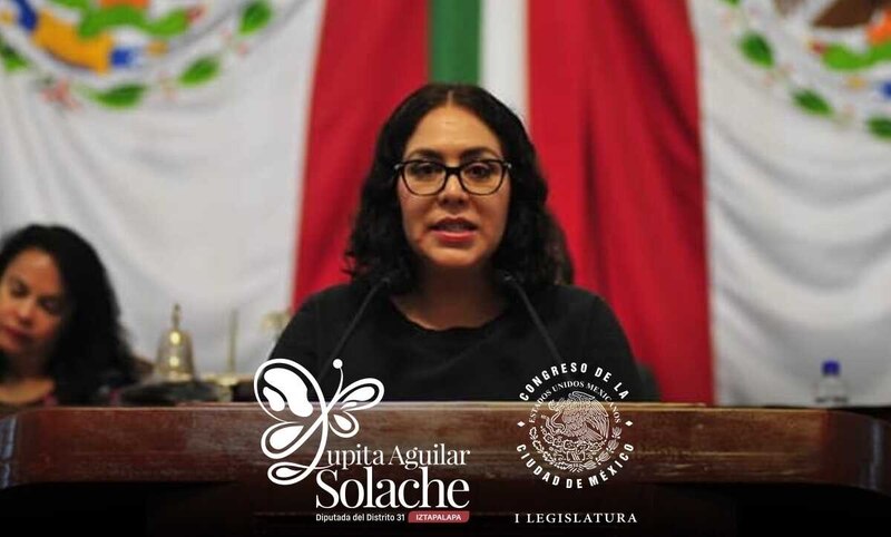 La diputada Lupita Aguilar Solache rinde su primer informe de labores