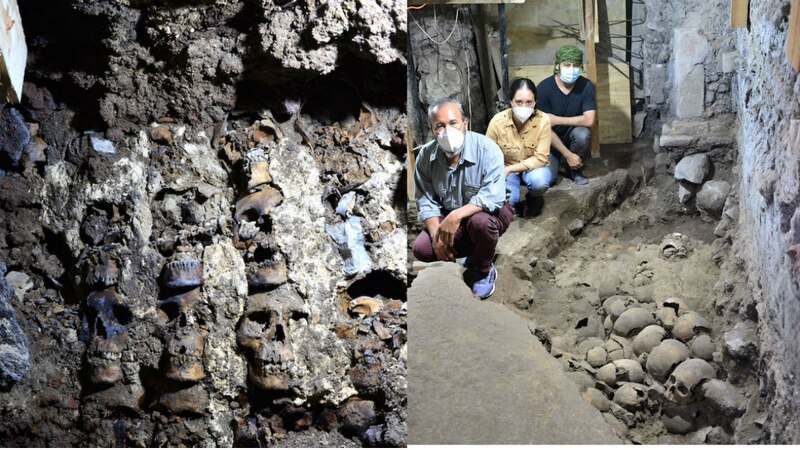 Descubren entierros prehispánicos en el Templo Mayor de México