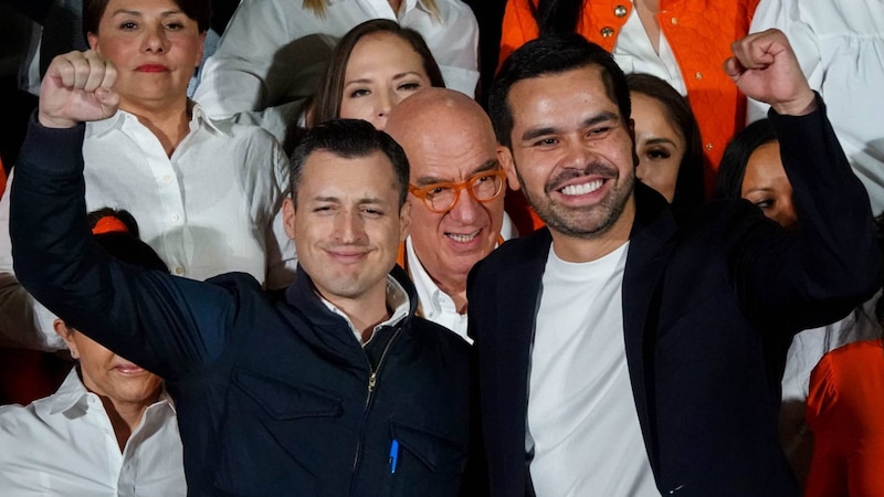 Candidatos celebran victoria en elecciones