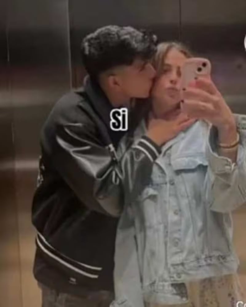 Kevin Álvarez y Fátima Bosch. En 2023, ambos publicaron múltiples historias y publicaciones juntos