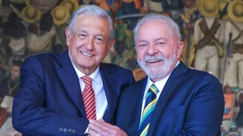 Lula y López Obrador se reúnen en México