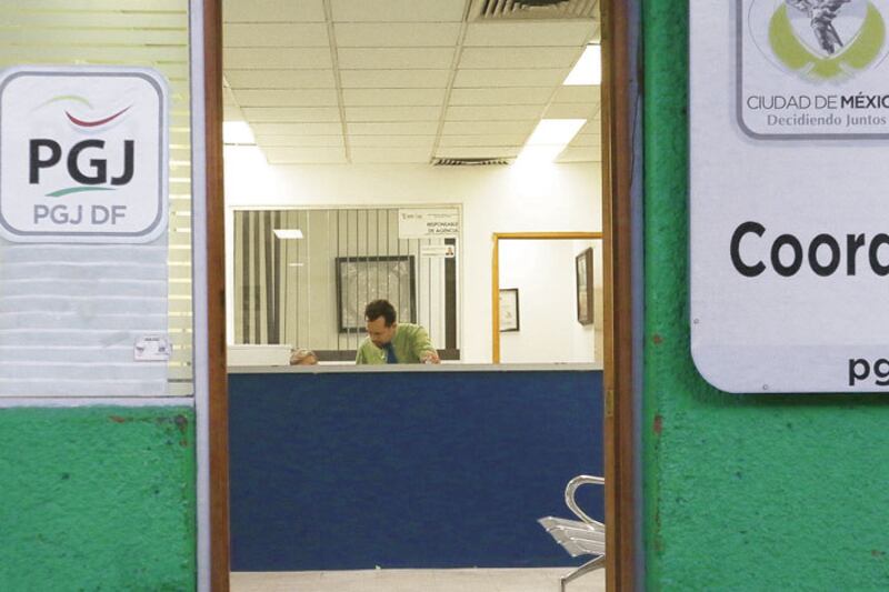 Oficina de la PGJ en la Ciudad de México