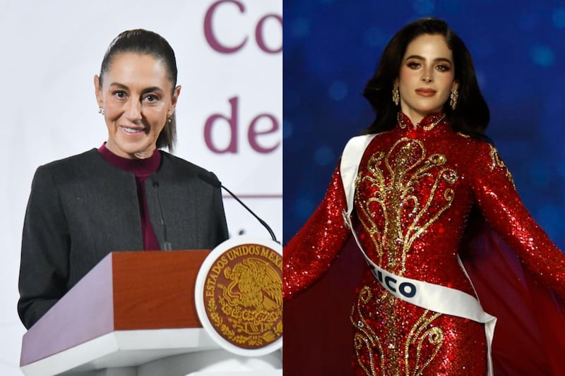 La presidenta destacó a la Miss Universo mexicana por su actitud frente a las injusticias luego de ganar el certamen,