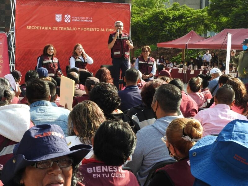 Evento de la Secretaría de Trabajo y Fomento al Empleo de la Ciudad de México