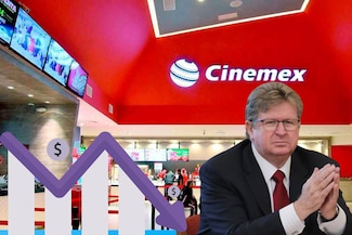 ¿Cinemex se va a la bancarrota? La posible quiebra de la cadena de cines de Germán Larrea