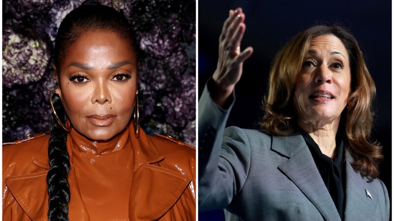 Janet Jackson y Kamala Harris