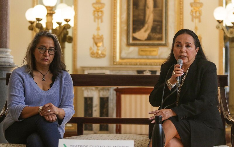 La Jefa de Gobierno, Claudia Sheinbaum, durante una conferencia de prensa.