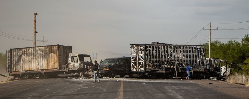 Accidente de tráfico en la carretera