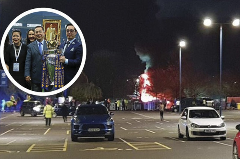 Incendio en el estadio de fútbol de Leicester City