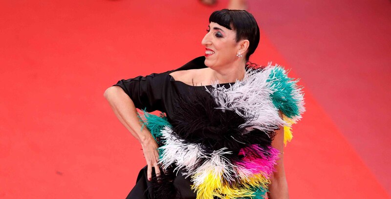 La actriz Rossy de Palma en la alfombra roja del Festival de Cine de Cannes