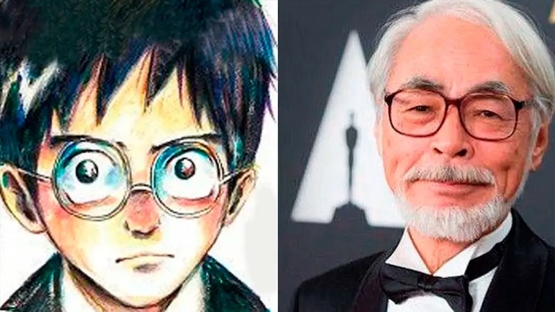 El director de cine Hayao Miyazaki y su personaje más famoso, Ashitaka