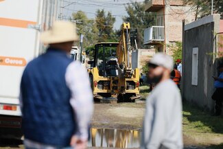 Arranca obra de drenaje sanitario en la colonia El Laurel