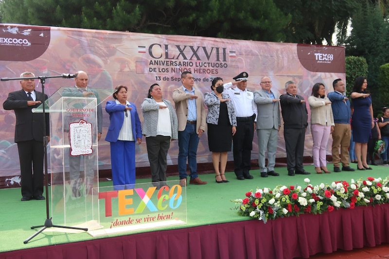 Title: Conmemoran el CLXXVII Aniversario Luctuoso de los Niños Héroes en Texcoco